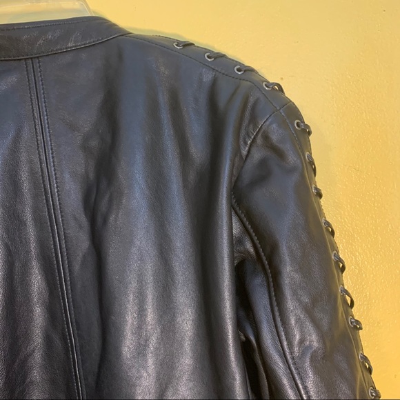 Wilsons Vintage USA Black Genuine Leather Jacket